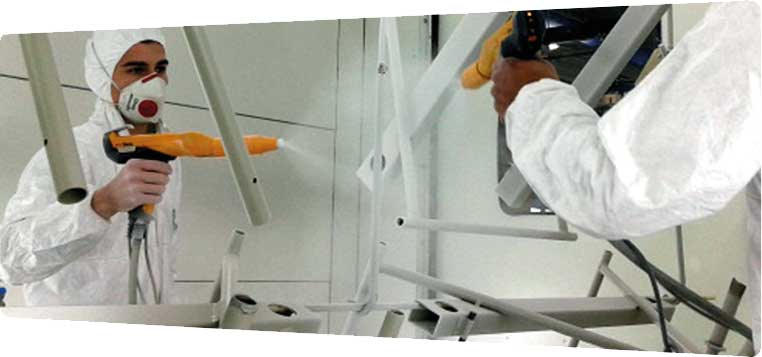 peinture au pistolet