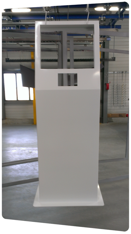 borne acier mise en peinture charente maritime