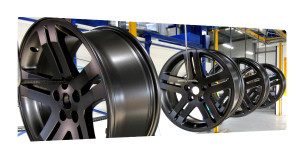 jantes peintes en noir mat