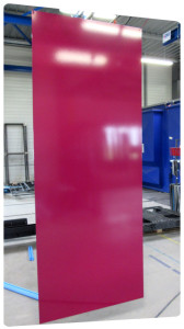 tole aluminium thermolaquage qualicolor plaque signaletique la rochelle