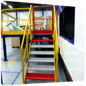 peinture sur plateforme metallique industrie la rochelle 17 v2 escalier
