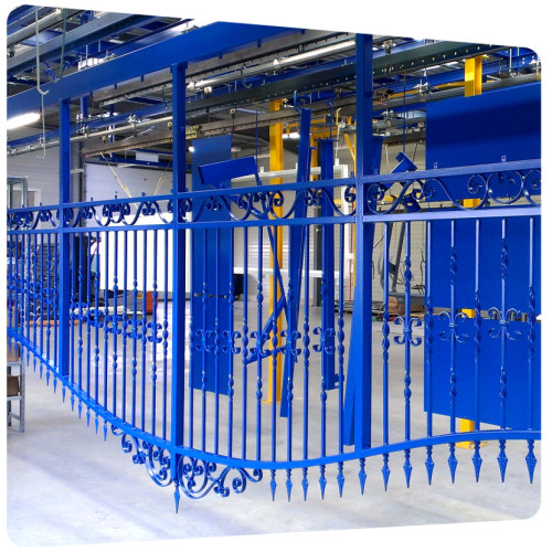 portail acier galvanisé 6 mètres thermolaquage 17