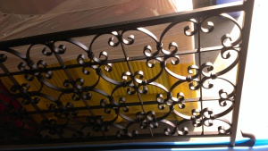 garde-corps grille fer forgé la rochelle thermolaquage mise en peinture