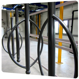 arceau velo mobiler urbain charente maritime noir mat polyzinc