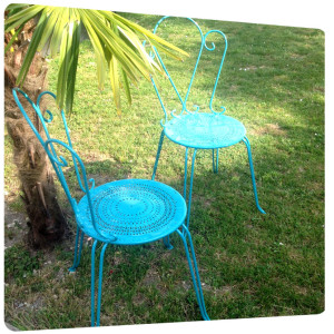 chaises de jardin turquoise exterieur la rochelle thermolaquage 17