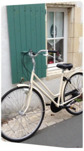 renovation relooker velo vintage peinture beige thermolaquage ile de re la rochelle