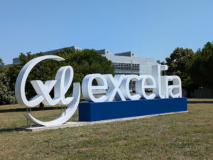 logo 3d extra large alu peint blanc campus la rochelle