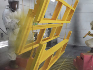 poudrage materiel outillage installation industrielle jaune 17-44 33 85 79