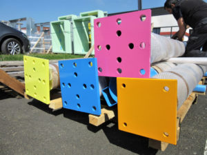 peindre couleur poteaux charpente construction metallique nouvelle aquitaine