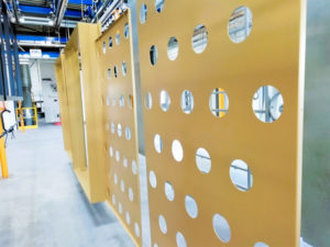 toles peforees habillage immeuble teinte or antu akzonobel